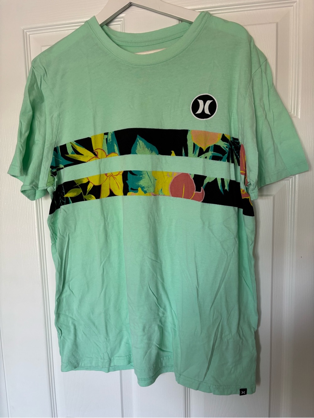 Hurley Mint Green Crew Neck Tee